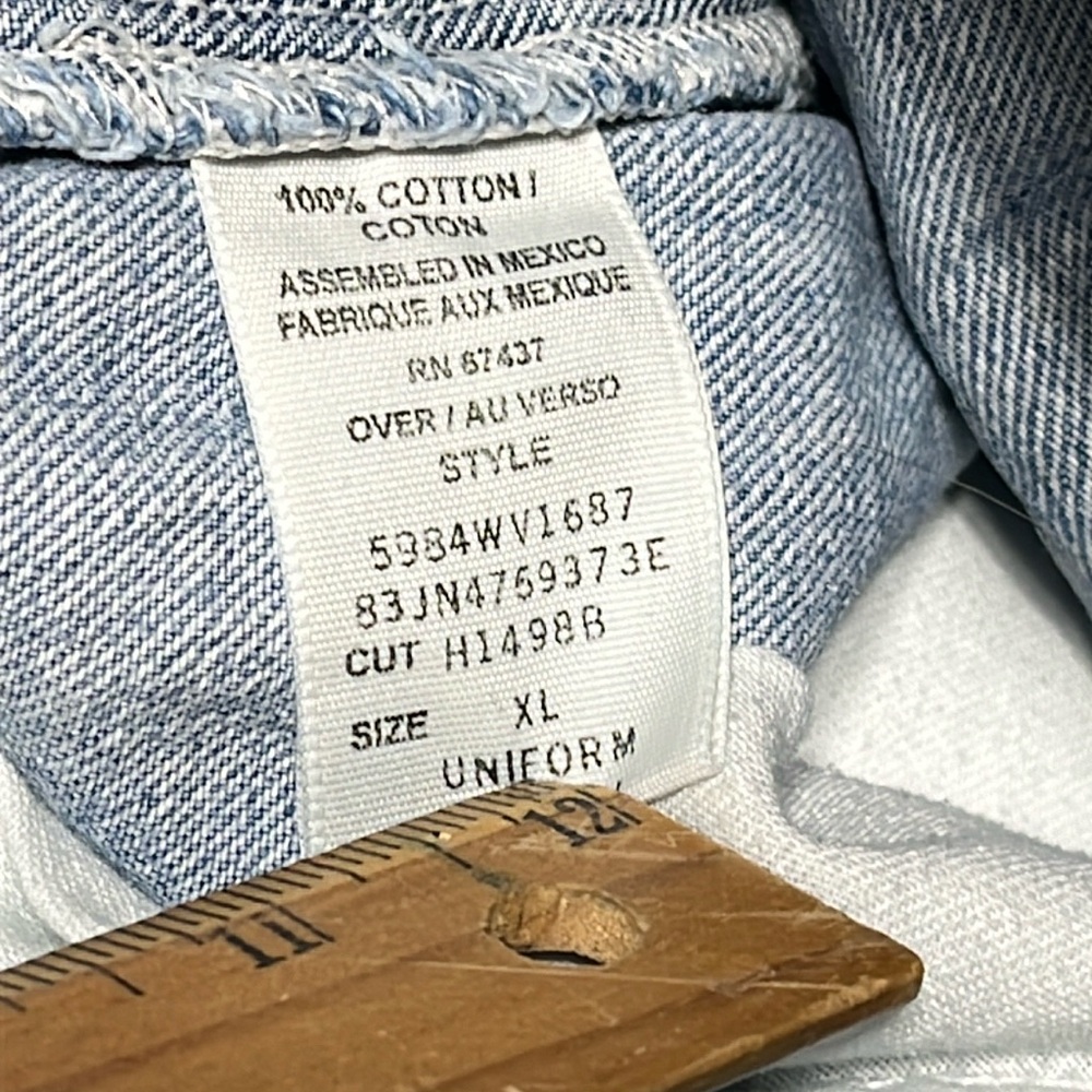 Polo Vtg Ralph Lauren Uniform Shortalls Carpenter… - image 5